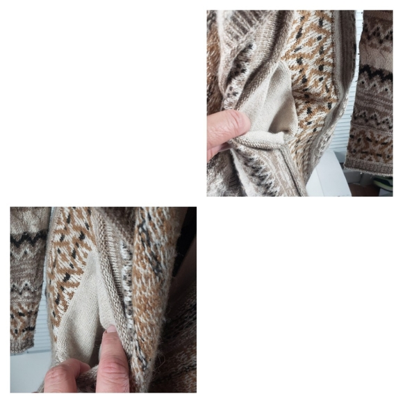 J. Jill Wool & Alpaca Waterfall Open Cardigan XS - Picture 4 of 7